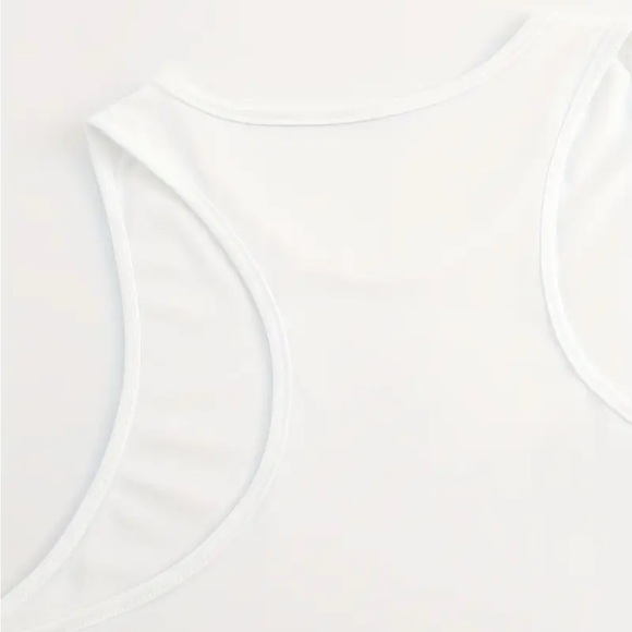 White Summer Vibes Graphic Tank Top - Picture 4 of 5